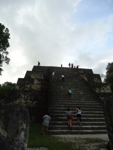 tikal park climbing a temple_small_2016